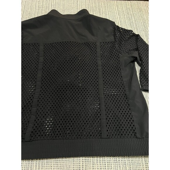 ZENERGY by CHICO'S LIGHTWEIGHT JACKET OUTWEAR BLACK ZIP FRONT SZ 2 - Picture 7 of 8